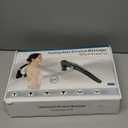 Folding Massage Gun with Heat & Cold Therapy for Women Men, Back & Deep Tissue Massager with 10 Heads, Quiet Rechargeable Percussion Massager for Back Pain Relief, Shoulders, Legs, Portable with bag (Black)