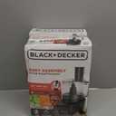 BLACK+DECKER 3-in-1 Easy Assembly 8-Cup Food Processor, Stainless Steel S-Blade, Easy-Clean, Touchpad Controls Black (Large)