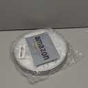 Wall Clock 10 Inch Non-Ticking Silent Modern Simple Style Round Decor Clock Silver Stereoscopic Dial Quartz Wall Clocks for Home/Office/School/Living Room/Bedroom/Kitchen