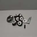 For LG Dryer Roller Kit 4581EL2002L Lg Dryer Drum Roller Kit Idler Pulley 4581EL2002C Bearing Version 4400EL2001A 4561el3002a Dryer Belt Replacement Kenmore Dryer Belt Rollers (9PCS)