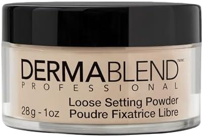 Dermablend Loose Setting Powder, Face Powder Makeup & Finishing Powder for Light, Medium & Tan Skin Tones