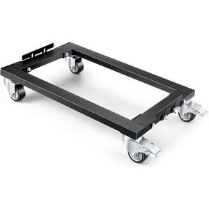 KEDSUM Furniture Dolly 2200LBS, Heavy Duty Dolly with Reinforced Steel Frame, Furniture Dolly 4 Wheels with Brake, All Terrain & Anti-Slip Baffles for Home Moving, Garage, Warehouse, 31 x 17 in