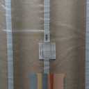 Large Bulletin Board - 48 x 36 Inches, Decorative Felt Pin Board for Wall - 4' x 3' Foldable Photo Display Board with Self-Adhesive Tape, Includes 20 Push Pins - Oatmeal