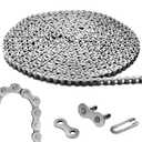 #41 20 ft Roller Chain for Gate Openers Carbon Steel Operator Chain Electric Automatic Sliding Gate Opener Garage Hanger Door Karts Bike