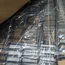10 Panels Garden Fencing Animal Barrier, 33 in(H) X 24 ft(L) Dog Fence Outdoor for Yard Rustproof No Dig Decorative Tall Garden Fence Metal Wire Panel Border Patio Rabbit Ground Stakes Fencing