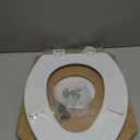 Bemis 1500EC 390 Lift-Off Wood Elongated Toilet Seat, Cotton White (Pack of 1)