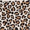 2 x Magic Self-Adhesive Cosmetic Makeup Storage Bag for Travelling, Protectable Travelling Organizer, Easy-Packing Cosmetic Bag Magic Patch Cloth, Camera Lens Protection Wrap, Camera Bag, (Gold Leopard)