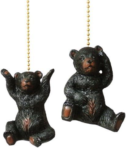 Bear Cub Fan Pulls - Set of 2