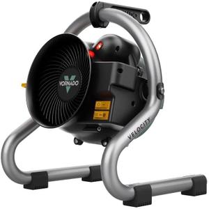 Vornado Velocity HD Garage Space Heater with Fan, Tilt Head, Advanced Safety Features,Black, Whole Room