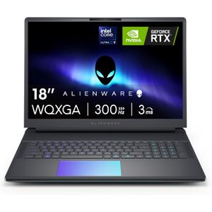 Alienware 18 Area-51 Gaming Laptop AA18250-18.0" WQXGA 300Hz 3ms Display, Intel Core Ultra 9 275HX, NVIDIA GeForce RTX 5080, 32GB 2x16GB DDR5, 2TB SSD, 2MP FHD IR Camera, Windows 11 Home