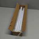 MEXAU Shower Curtain Rod 45-77 Inch White Shower Rod 7/8" Tension Curtain Rod Adjustable Curtain Rods No Drilling Shower Tension Rod Shower Curtain Tension Rod for Bathroom Windows Doorways