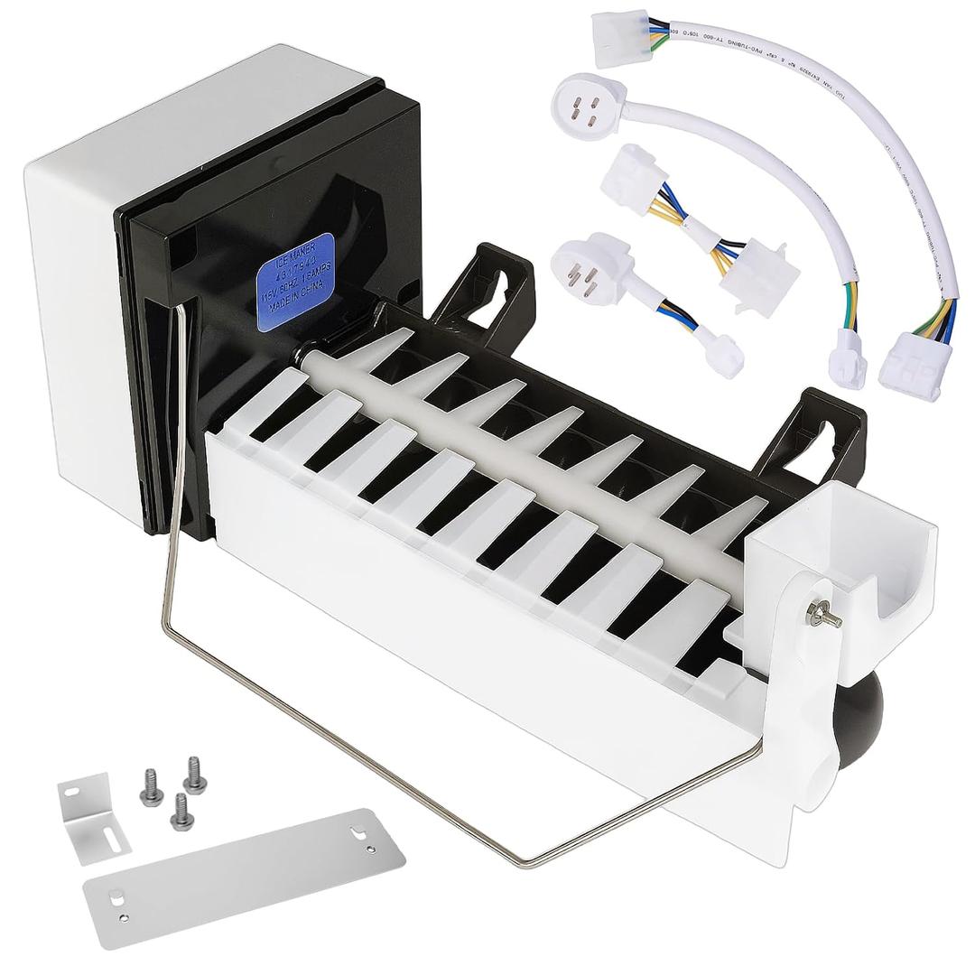 Upgraded 4317943 Refrigerator Ice Maker Assembly for Whirlpool Kenmore Maytag KitchenAid Ice Maker Replacement 626636 4210317 4211173 4317943R