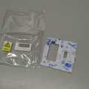 Ocean Life Light Switch Cover Plates/Outlet Covers, Blue Shark and Shells for Beach Decor, Thermoplastic Wall Plates, Standard Size Toggle Rocker