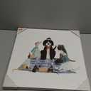 ArtDirect Picnic Pets Dogs I 28x28 Large Gallery Wrapped Canvas Giclee Art by Thorns, Becky