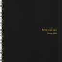 Maruman Mnemosyne 2026 Monthly Planner Calendar, January 2026 - December 2026, A5, 8.27" x 6.34", Laminated Tabs, Durable Wire Binding to Lay Flat, Black, Made in Japan