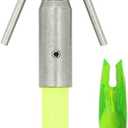 Muzzy Classic Chartreuse Fiberglass Bowfishing Fish Arrow with Nock Installed (Carp Point, GREEN)