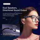 AI Smart Glasses with Camera,4K with Audio Bluetooth Camera Glasses for Men Women 8MP 32G HD Hidden Video Recording Support Live Feed,Ai Voice Control,150+ Language Translate, Chart GPT, WiFi