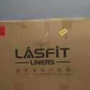 LASFIT Floor Mats for Honda Ridgeline 2026 2025 2024 2023-2017 Crew Cab, All Weather Protection TPE Non-Slip Custom Fit Automotive Accessories Floor Liners 1st & 2nd Row, Black