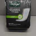 Depend Guards Incontinence Pads for Men, Maximum Absorbency, 52 Count, (Old)