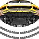 Front Bumper Scrape Guard 4 Pack Car Universal Black Bumper Lips Scrape Guard Car Under Bumper or Anti-Scratch DIY Protector for Lowered Cars, Sport Cars and SUV