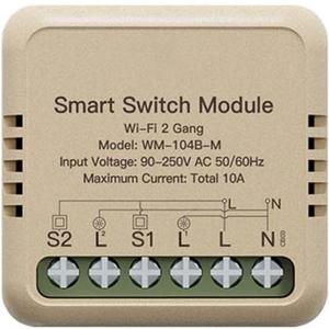 Smart Switch Matter WiFi Module Compatible With Smart Things Retrofit Dual Control Remote Operation