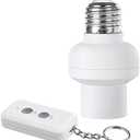DEWENWILS Remote Control Light Bulb Socket, Wireless Light Bulbs Socket Switch Kit with Controller, Remote Light Socket E26/E27 Base for Pull Chain Light Fixture, No Wiring, Programmed, ETL Listed