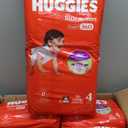 Huggies Size 4 Baby Diapers, Little Movers HuggFit 360 Baby Diapers with 360 Waistband, Size 4 (22-37 lbs), 144 Count (4 Packs of 36), Packaging May Vary
