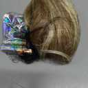 FESHFEN Claw Clip Short Ponytail Extensions - DIY Bendable Metals Fluffy Messy Bun Hair Piece Straight Synthetic Hairpieces Ponytail Extension for Women, Mix Blonde