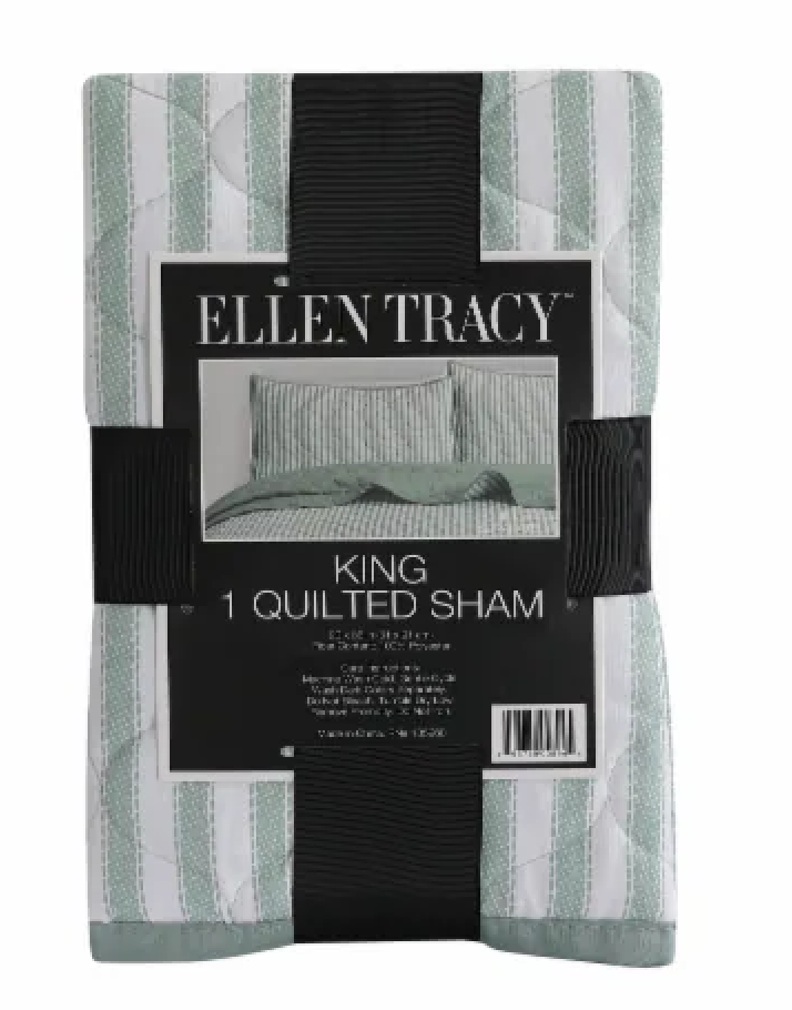 ELLEN TRACY  KING 1QUILTED SHAM 20x36IN
