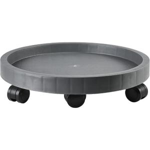20.5 Inch Planter Caddies Rolling Saucer Caddy with Wheels, Heavy Duty Wheeled Stand for Potted Plant, Round Coaster Roller Base Tray with Casters, Flower Pot Dolly Holder for Indoor Outdoor