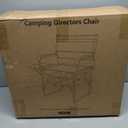 MOON LENCE Directors Camping Chair, Heavy Duty,Oversized Portable Folding Chair with Side Table for Beach, Fishing,Picnic,Lawn,Outdoor Event