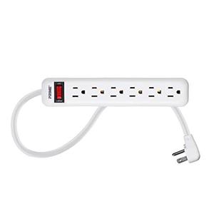 Monoprice Power & Surge - 3 Feet Cord - White | 15A / 125V / 1875W
