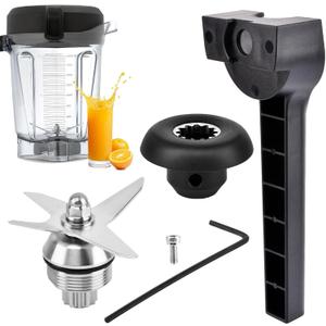 Set of Blade Replacement Parts for Vitamix, Vitamix Wet Blade Assembly Compatible with Vitamix 64oz And 32oz Container - Includes Wrench and Drive Socket Replacement