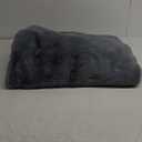 UGG Plush Faux Fur Throw Blanket Reversible Medium Weight Luxury Soft Throw Blankets for Bed or Chair, Hypoallergenic, Machine Washable, Home Decor, 50-inch x 70-inch, Chambray Blue Grey (Euphoria)