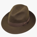 Swift - Lightweight Fedora - 100% Wool Felt - Crushable for Travel - Water Resistant - Snap Brim(7 1/2)