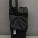 WILDROOTS Folding Camping Black Table with Carry Bag, Roll Up 4-6 People Portable Camp Square Tables for Picnic, Cooking, Beach, Travel, BBQ (XL