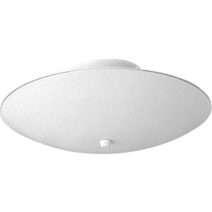Progress Lighting 14-1/2" Round Glass 3-Light Close-to-Ceiling, Indoor, P4610-30, White, 14-1/2-Inch Diameter x 7-Inch Height