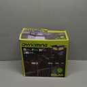 Dynaming 6 Pack Solar Post Cap Lights Outdoor, Fence Post Solar Lights Fit for 4x4 5x5 6x6 Vinyl/Wooden Posts, High Brightness Warm White SMD LED Lighting Decor for Garden Deck Patio (Black)