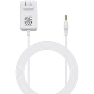 White Power Cord Replacement for Alexa Dot 3rd Gen, Dot 4th Gen, Dot 5th Gen 2022, Echo Pop 15W Power Adapter Charger