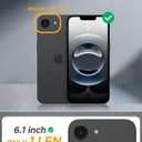 Miracase for iPhone 17e Case & iPhone 16e Case, Full-Body Phone with Built-in Glass Screen Protector, [Magnetic with MagSafe] Military Drop Proof 17 E/ 16 E Cover Bumper 6.1 inch, Blue