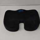 Everlasting Comfort Doctor Recommended Memory Foam Seat Cushion for Office Chairs & Car Seat - Ergonomic Office Desk Accessories for Tailbone Pain Relief, Sciatica & Back Support