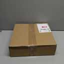 Mkono Farmhouse Wall Home Sign with Artificial Eucalyptus for O Rustic Wooden Hanging Letters Decorative Wall Art Decor for Living Room Kitchen Entryway Housewarming Gift, Large, Brown (11.8"L x 11.4"W)