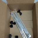 Epakh 36 Pcs Metal File Cabinet Rails Set Include 12 Cabinet Divider Rails 24 Hanging File Rail Clips for Hanging Folder Frame Bars Office Storage, Drawer Thickness Less Than 1/8 Inch(Aluminum)