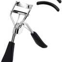 Vophoeen Eyelash Curler - Ergonomic Design for All Eye Shapes, Precision Curl Control, Superior Long- Lasting Curl, Gentle on Lashes, Includes 2PCS Silicone Replacement Pads, Easy to Use (Black), Pack of 2