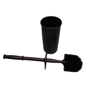 Toilet brush with holder