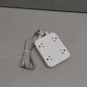 Surge Protector Power Strip, HANYCONY 5Ft Extension Cord with 4 USB Ports(2 USB C), 4 Widely Outlets Extender, Wall Mount, Desk Charging Station for Office School Travel College Dorm Room Essentials