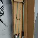 Wakeman Fiberglass Fishing Rod and Reel Combo – 2-Piece 65-Inch Medium Action Spinning Rod Set for Lake Fishing