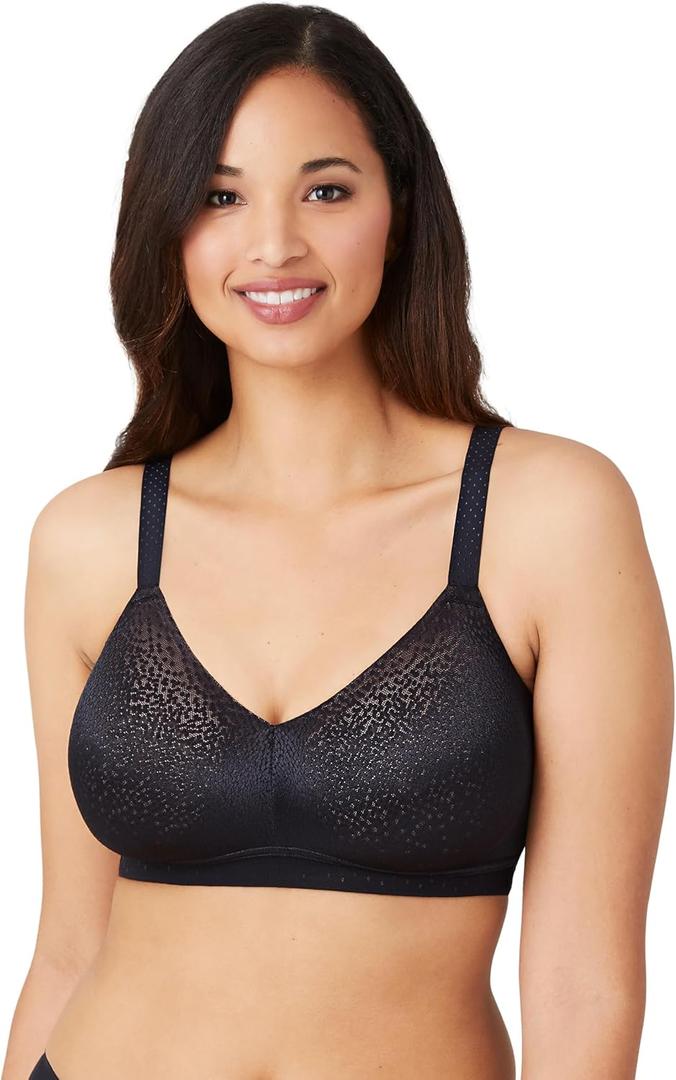 Wacoal Women's Back Appeal Wire Free Bra (40D, Black)