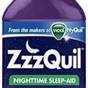 ZzzQuil Nighttime Sleep-Aid Liquid Warming Berry Flavor 12 Fl Oz Pack Of 12 EXP 01/2028