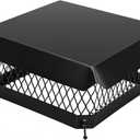 G GOOD GAIN Chimney Cap - 13 x 13 inch Chimney Cover for Outside Galvanized Steel | Fireplace Rain Caps with Hood Plate | Chimney Flue Cover Fits Existing Tiles with Adjustable Metal Screws & Gloves